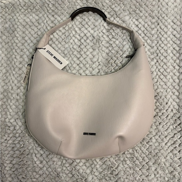 Steve Madden White Hobo Bag with Minimalist Design - Picture 1 of 9